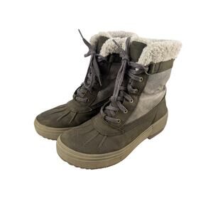 Merrell Women's Olive Haven Mid Lace Polar Waterproof Boots SIze 6